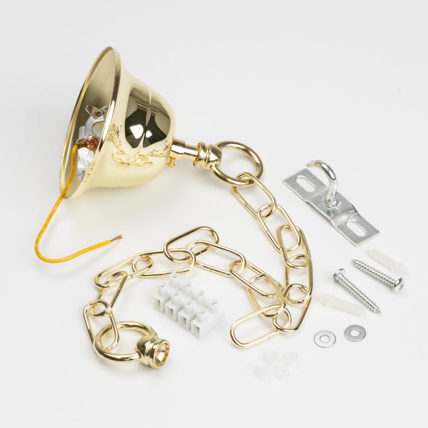 Brilagi - LED Suspension filaire en cristal MOZART 5xE14/40W/230V doré