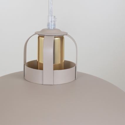 Brilagi - LED Suspension filaire FLAMENGO 2xE27/60W/230V beige