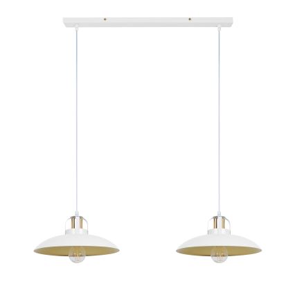 Brilagi - LED Suspension filaire FLAMENGO 2xE27/60W/230V blanc