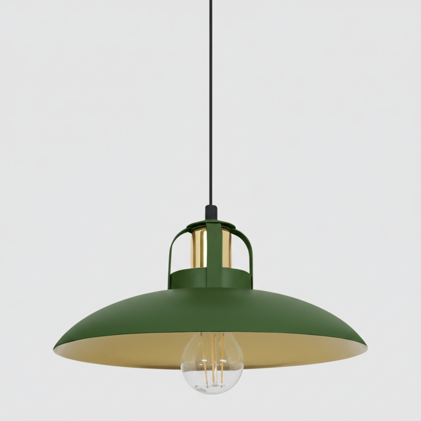 Brilagi - LED Suspension filaire FLAMENGO 2xE27/60W/230V vert