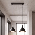 BRILAGI - LED Suspension sur câble CONE DOUBLE 2xGX53/15W/230V noire