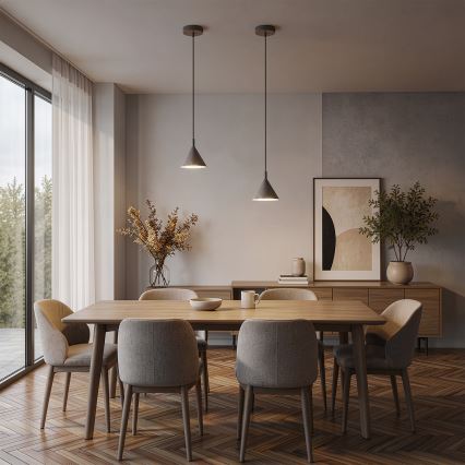 BRILAGI - LED Suspension sur câble CONE SINGLE 1xGX53/15W/230V beige