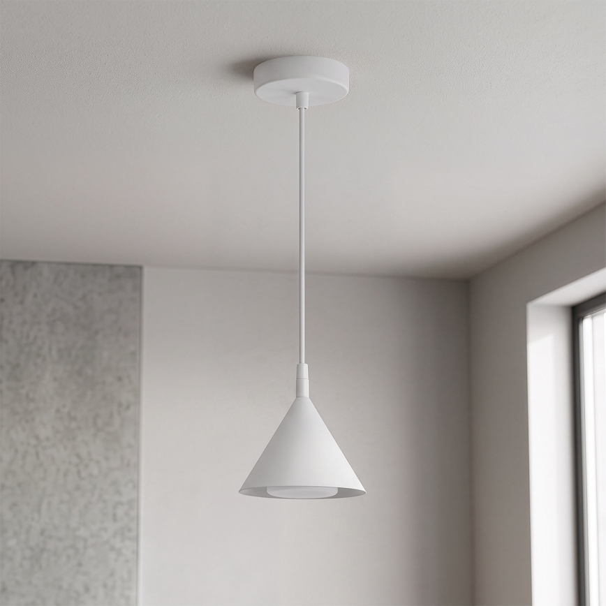 BRILAGI - LED Suspension sur câble CONE SINGLE 1xGX53/15W/230V blanche