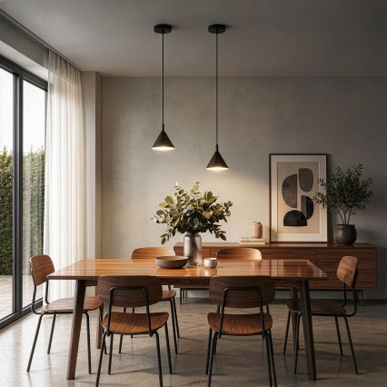 BRILAGI - LED Suspension sur câble CONE SINGLE 1xGX53/15W/230V noire