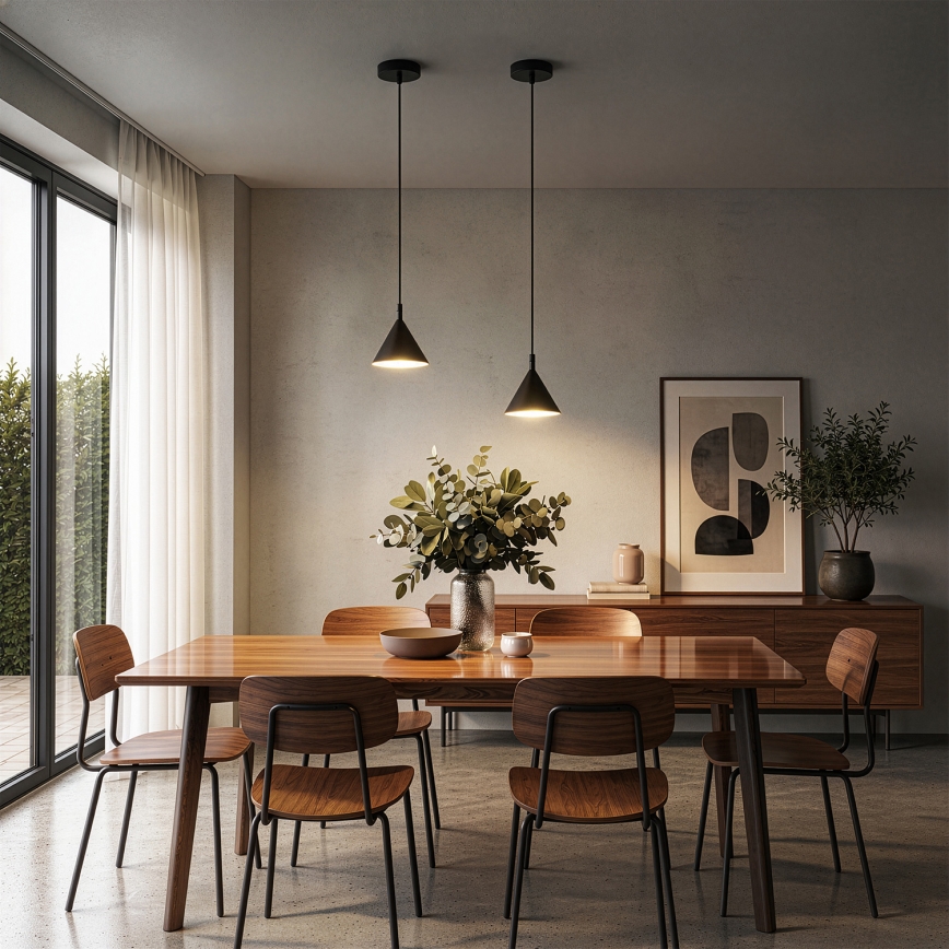 BRILAGI - LED Suspension sur câble CONE SINGLE 1xGX53/15W/230V noire