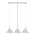 BRILAGI - LED Suspension sur câble CONE TRIPLE 3xGX53/15W/230V blanche