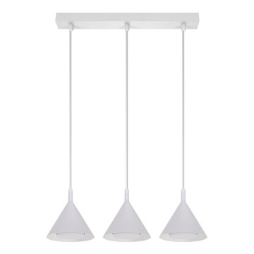 BRILAGI - LED Suspension sur câble CONE TRIPLE 3xGX53/15W/230V blanche