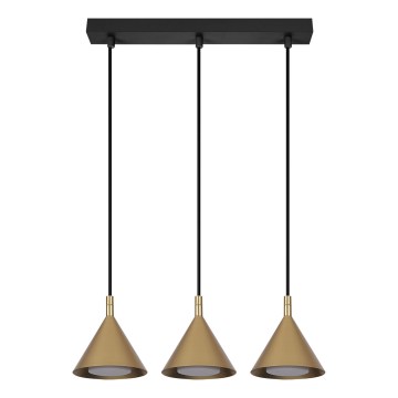 BRILAGI - LED Suspension sur câble CONE TRIPLE 3xGX53/15W/230V dorée