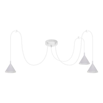 BRILAGI - LED Suspension sur câble CONE TRIPLE SPIDER 3xGX53/15W/230V blanche