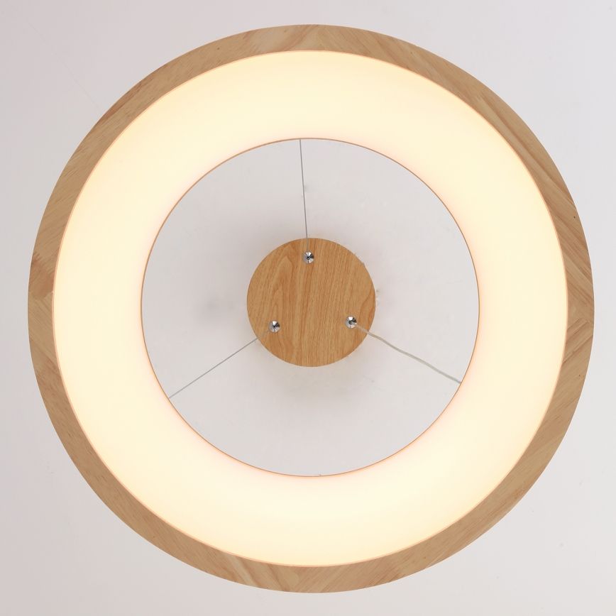 Brilagi - Suspension LED sur câble FALCON WOOD LED/30 W/230 V 3000/4000/6000 K Ø 45 cm bois