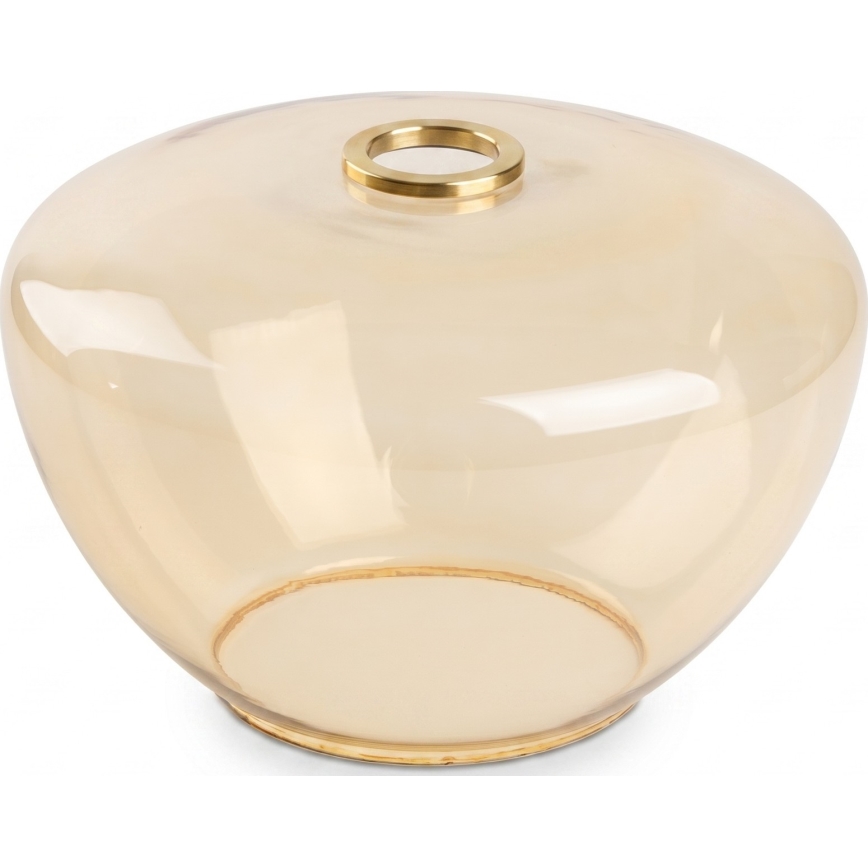 BRILAGI - Suspension LED sur câble RETRO GLASS 2xE27/60W/230V chrome mat/beige fumé