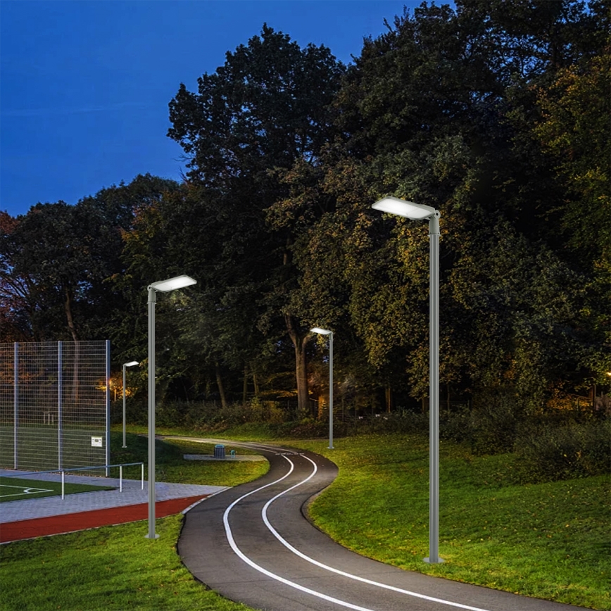 Brilagi - Lampadaire LED d'extérieur avec mât articulé 3 m URBANLIGHT LED/200W/230V gris IP65