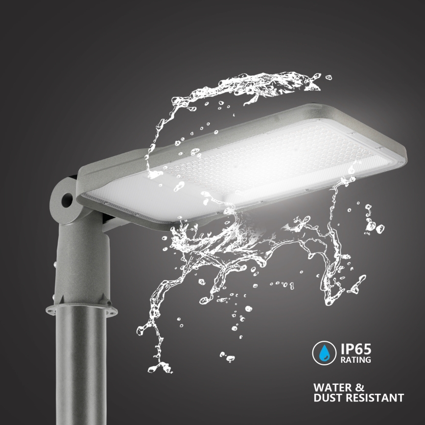 Brilagi - Lampadaire LED d'extérieur avec mât articulé 3 m URBANLIGHT LED/200W/230V gris IP65