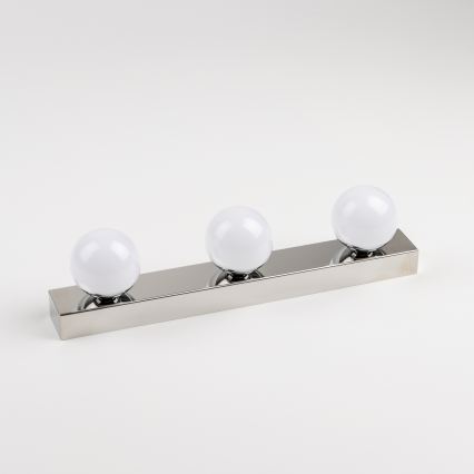 BRILAGI - LOT DE 2 appliques murales LED pour salle de bains HOLLYWOOD 3xLED/3W/230V 39 cm IP44 chrome brillant