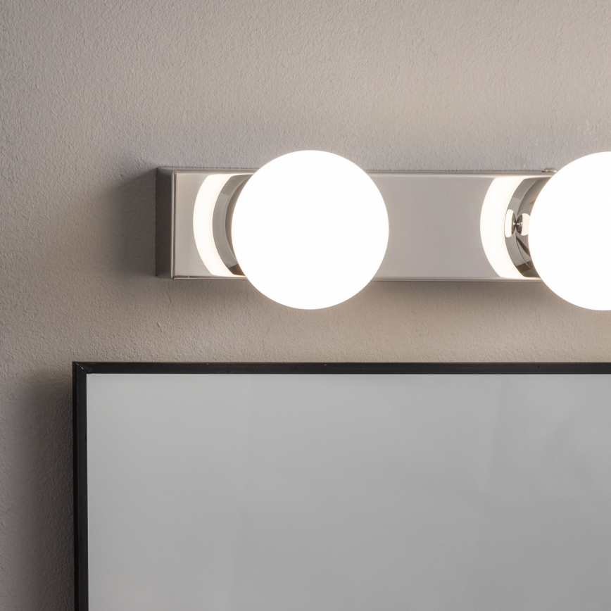 BRILAGI - LOT DE 2 appliques murales LED pour salle de bains HOLLYWOOD 3xLED/3W/230V 39 cm IP44 chrome brillant