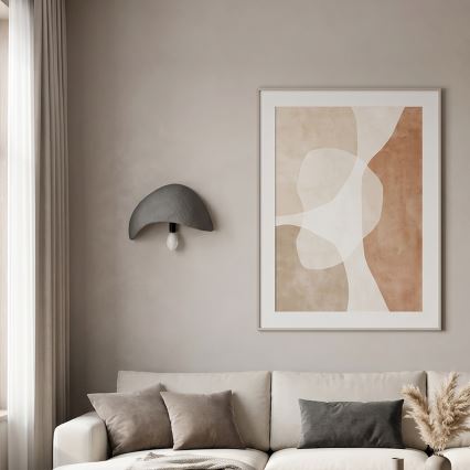 Brilagi - Lot de 2 appliques murales WABI SABI 1xE14/40W/230V grises