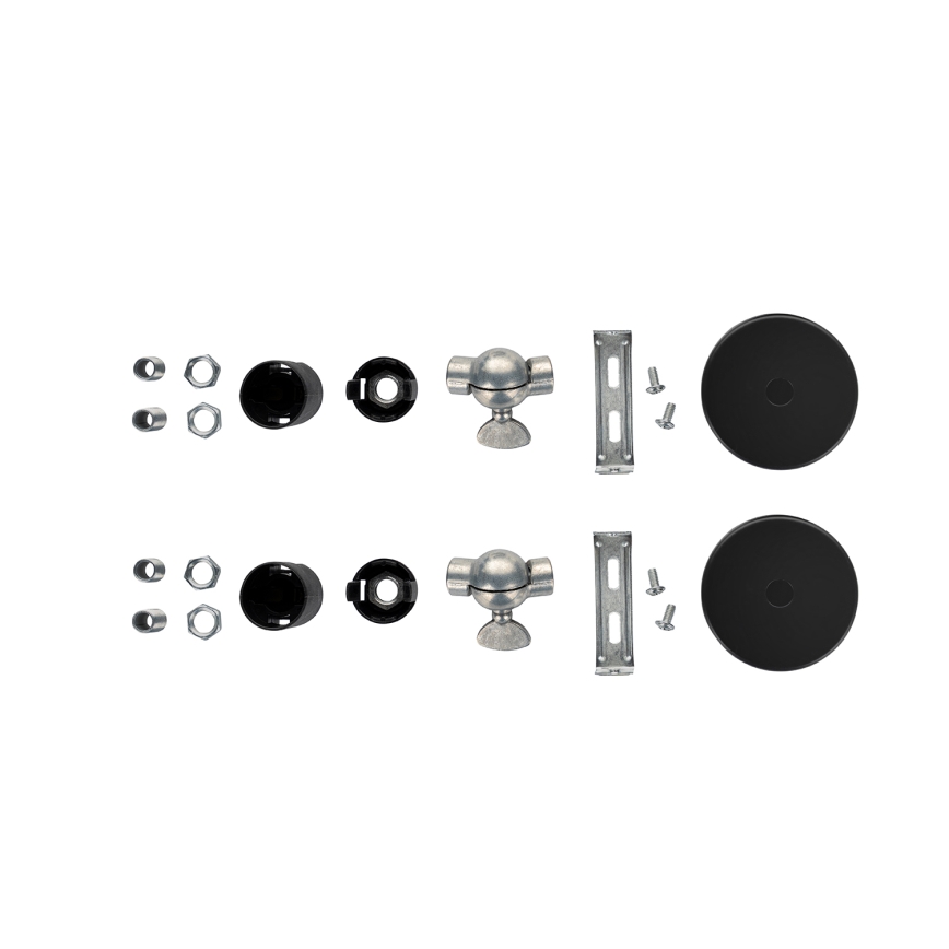 Brilagi - Lot de 2 appliques murales WABI SABI 1xE14/40W/230V noires