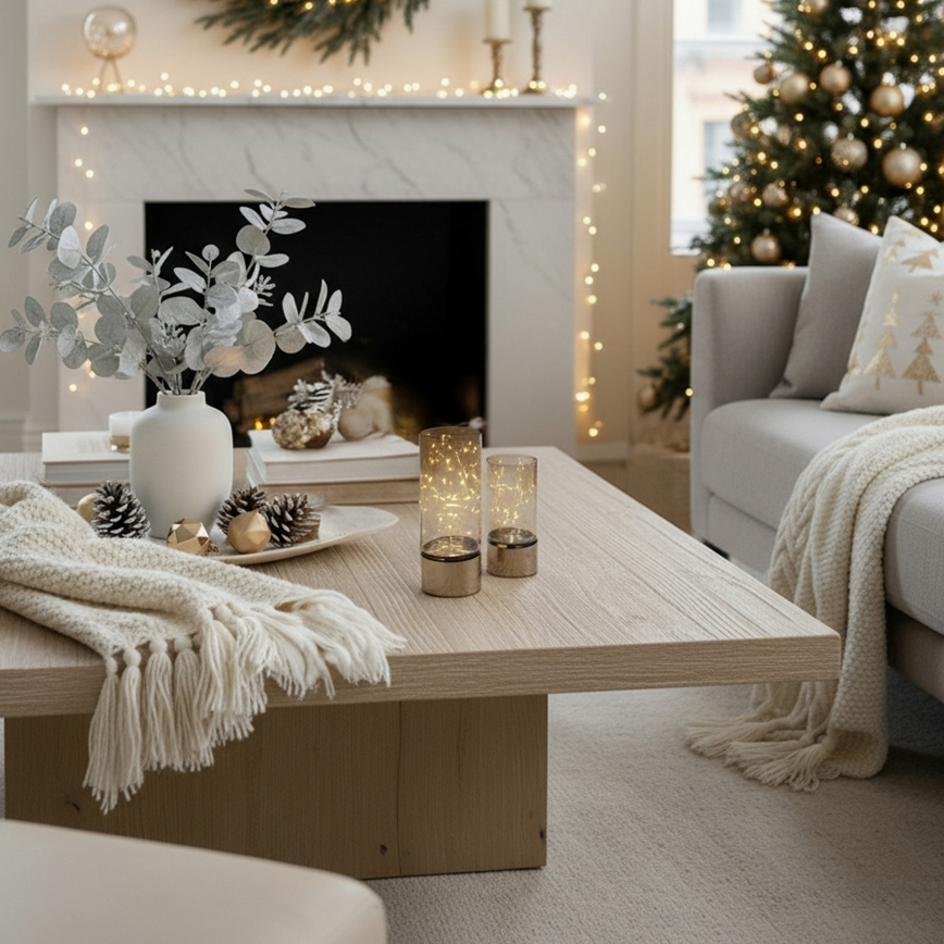 Brilagi - LOT DE 2 décorations de Noël LED, alimentation 3xAA + 2xAA