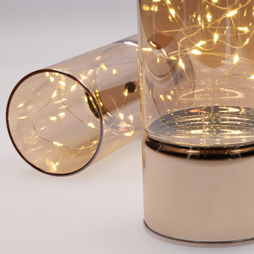 Brilagi - LOT DE 2 décorations de Noël LED, alimentation 3xAA + 2xAA