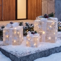 BRILAGI - Lot de 3 décorations de Noël d'extérieur LED/230V IP44 – idées cadeaux
