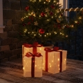 Brilagi - Lot de 3 décorations de Noël LED d'extérieur LED/2,6W/3xAA IP44 cadeaux