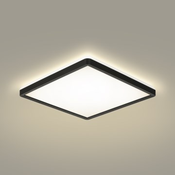 Brilagi - Luminaire à intensité variable avec détecteur de mouvement et de crépuscule ULTRA SLIM LED/18W/230V 30x30 cm + Télécommande