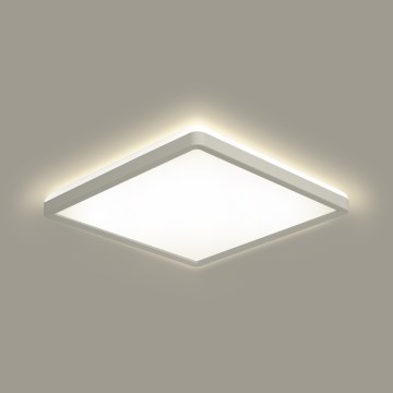 Brilagi - Luminaire à intensité variable avec détecteur de mouvement et de crépuscule ULTRA SLIM LED/18W/230V 30x30 cm + Télécommande