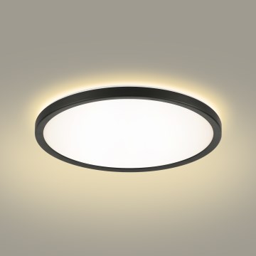 Brilagi - Luminaire à intensité variable avec détecteur de mouvement et de crépuscule ULTRA SLIM LED/18W/230V d. 30 cm + Télécommande