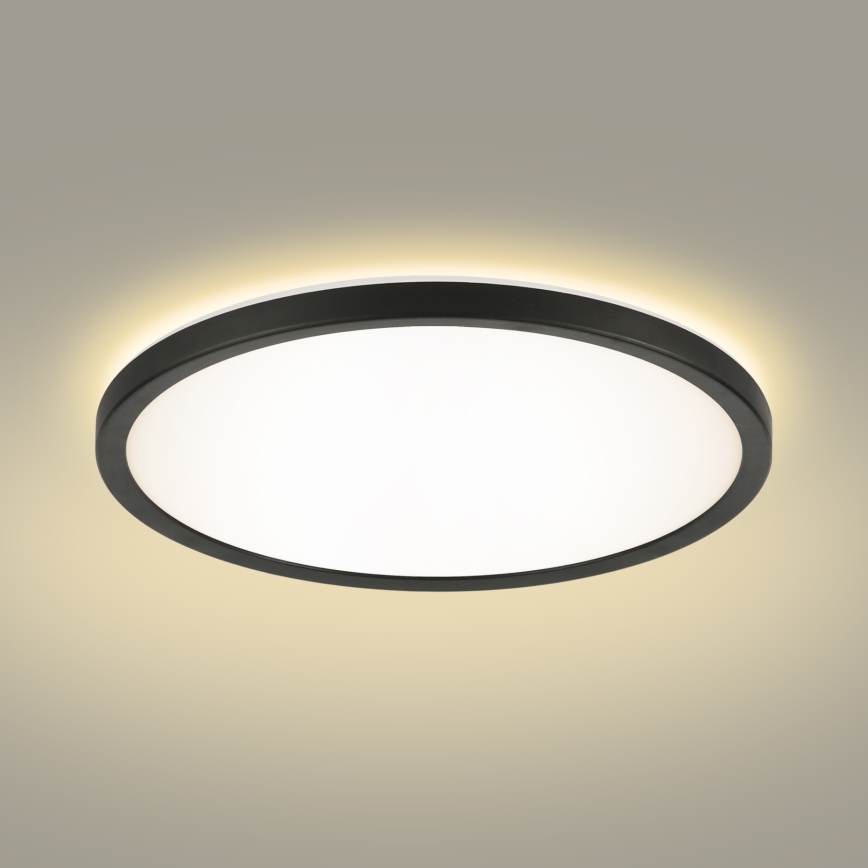 Brilagi - Luminaire à intensité variable avec détecteur senzorem pohybu et soumraku ULTRA SLIM LED/24W/230V d. 42 cm + Télécommande