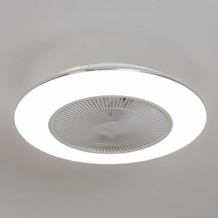 Brilagi - Luminaire à intensité variable avec ventilateur AURA LED/38W/230V 3000-6000K blanche + télécommande