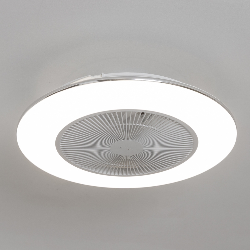 Brilagi - Luminaire à intensité variable avec ventilateur AURA LED/38W/230V 3000-6000K blanc + télécommande