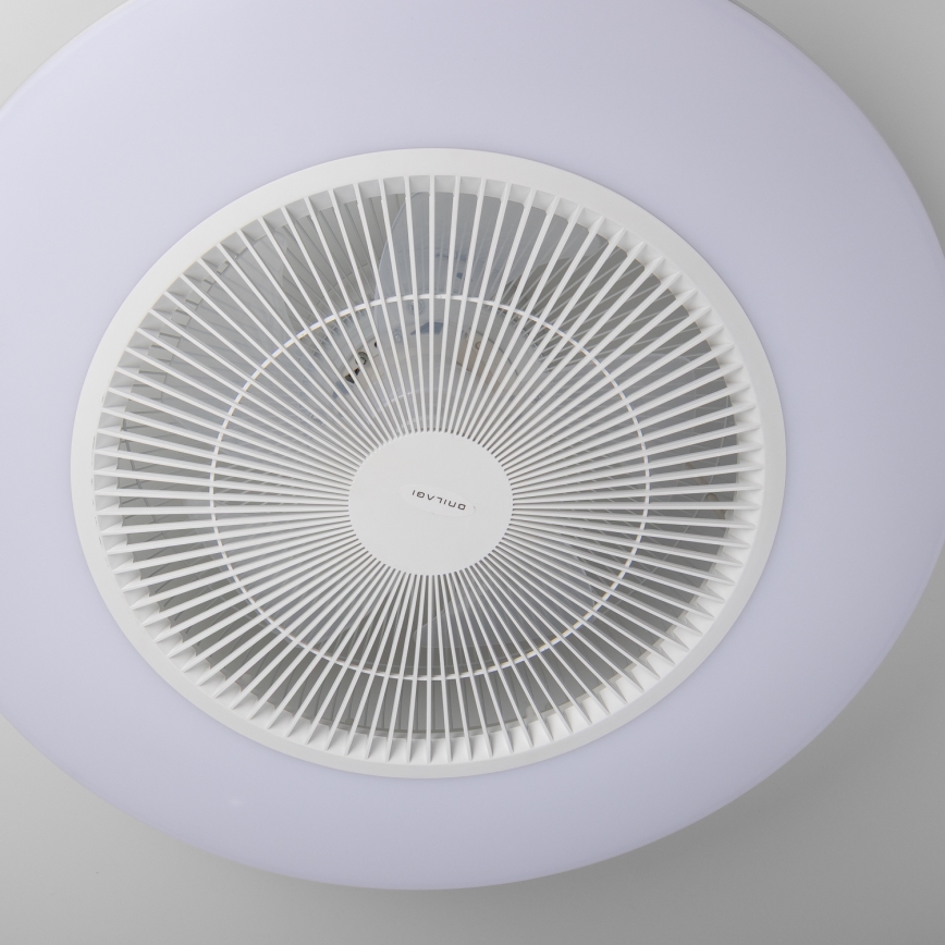 Brilagi - Luminaire à intensité variable avec ventilateur AURA LED/38W/230V 3000-6000K blanc + télécommande