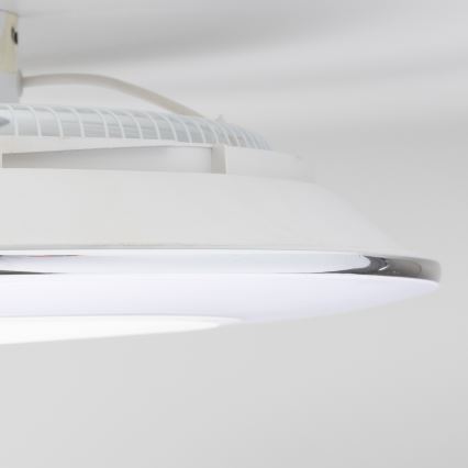 Brilagi - Luminaire à intensité variable avec ventilateur AURA LED/38W/230V 3000-6000K blanc + télécommande