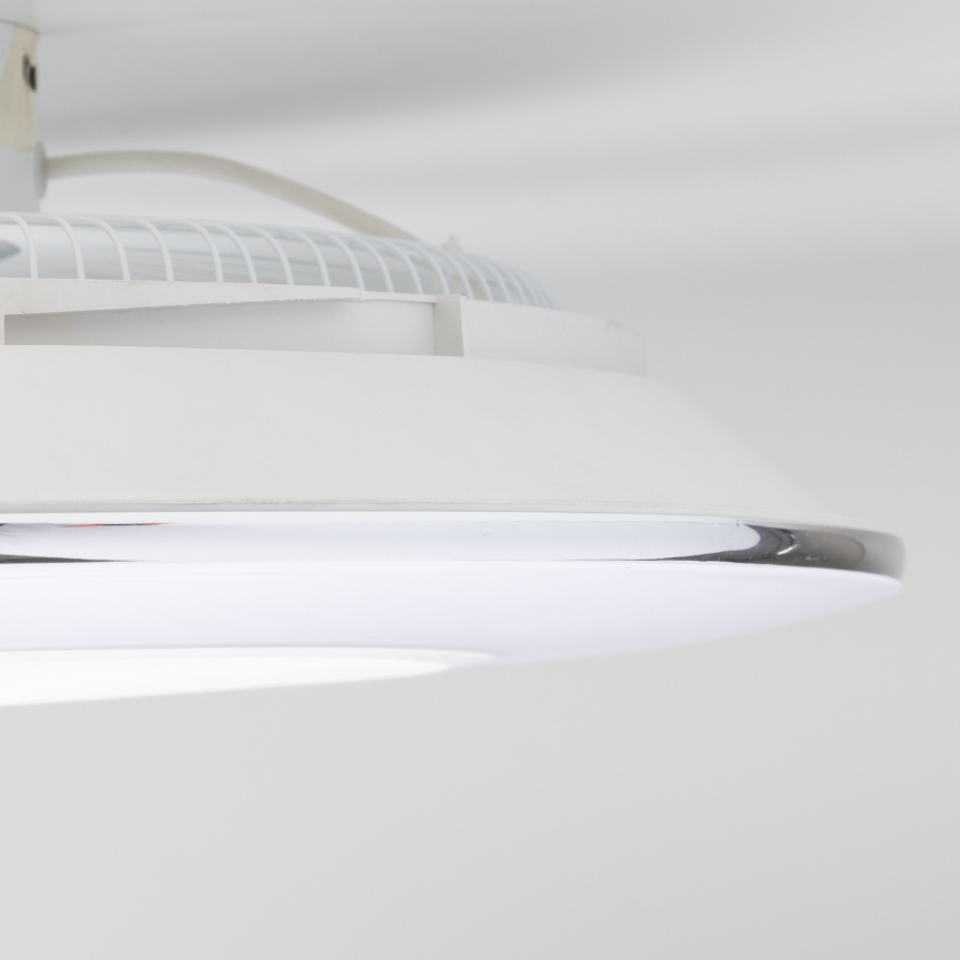 Brilagi - Luminaire à intensité variable avec ventilateur AURA LED/38W/230V 3000-6000K blanc + télécommande