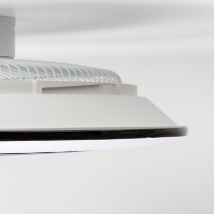 Brilagi - Luminaire à intensité variable avec ventilateur AURA LED/38W/230V 3000-6000K noir + télécommande