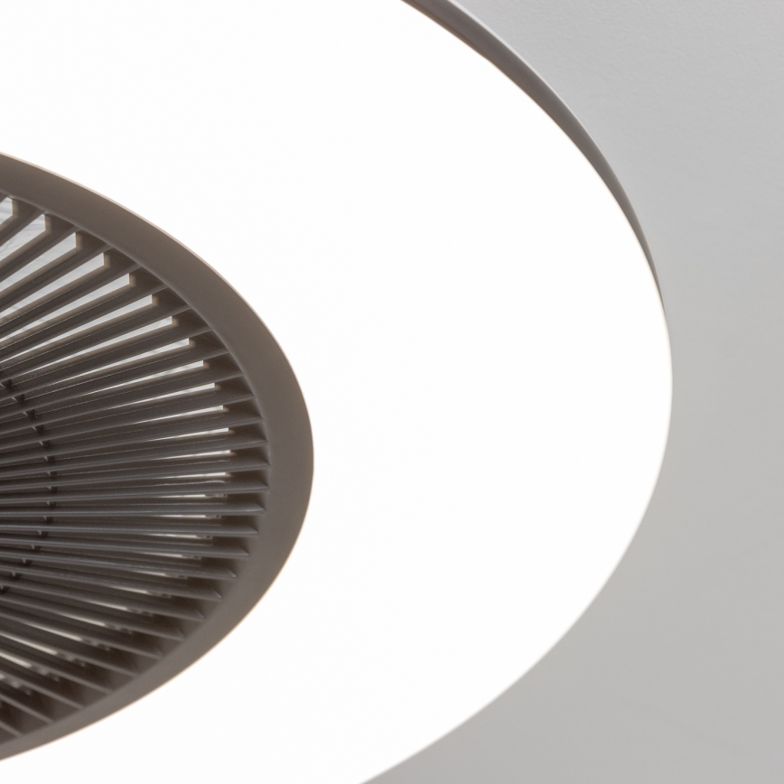 Brilagi - Luminaire à intensité variable avec ventilateur AURA LED/38W/230V 3000-6000K noir + télécommande
