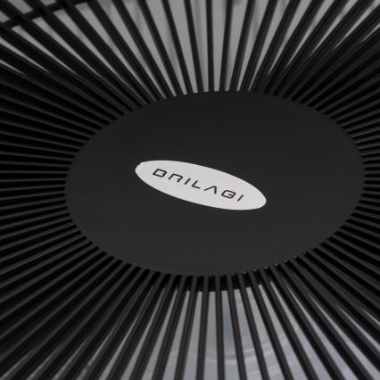Brilagi - Luminaire à intensité variable avec ventilateur AURA LED/38W/230V 3000-6000K noir + télécommande