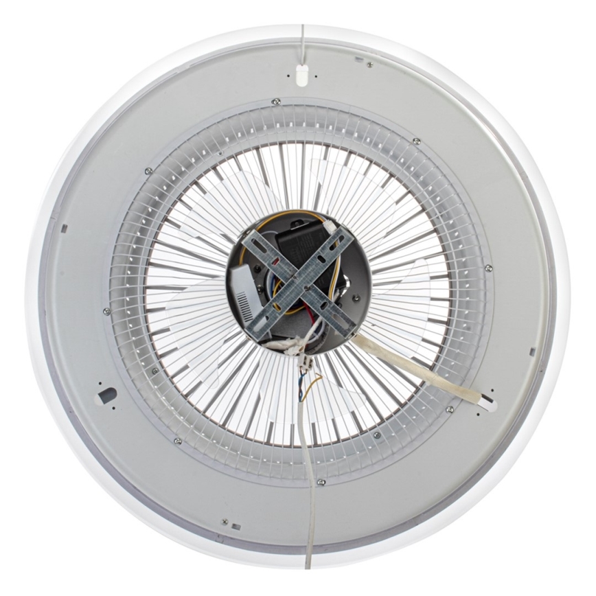 Brilagi - Luminaire à intensité variable avec ventilateur RONDA LED/48W/230V 3000-6000K noir + télécommande