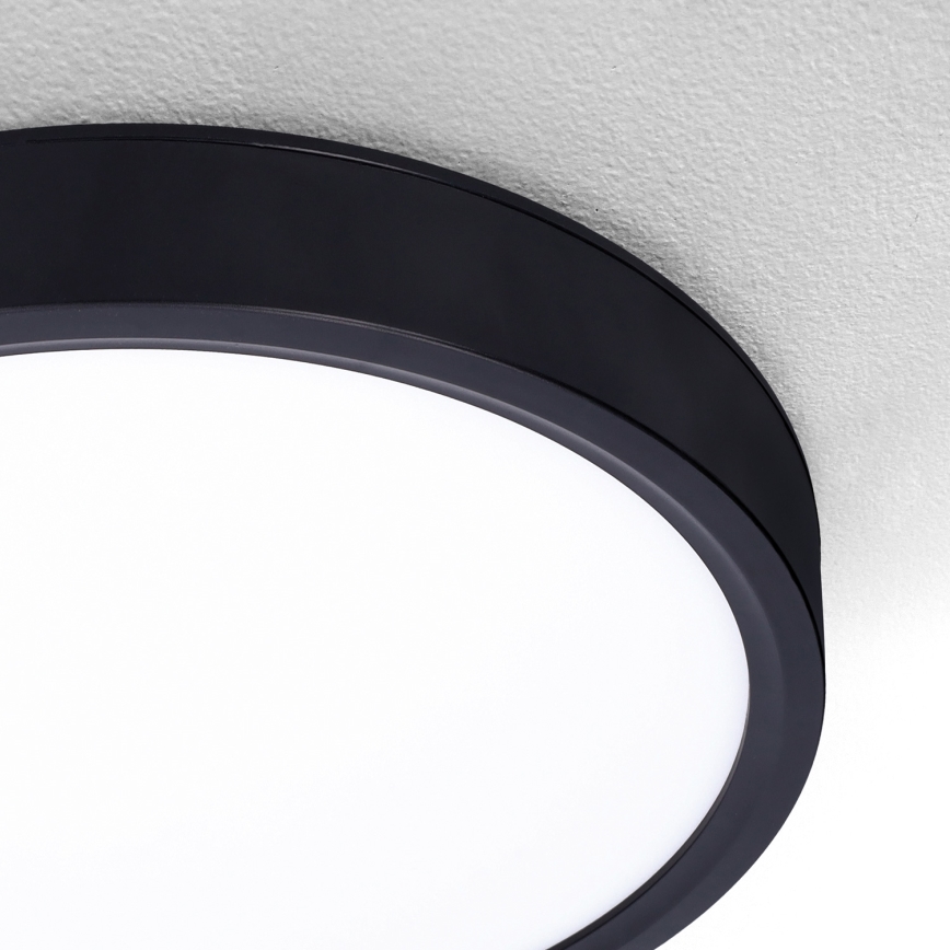 Brilagi - Plafonnier à intensité variable ESTELA LED/36W/230V 3000-6500K ø 30 cm noir + télécommande