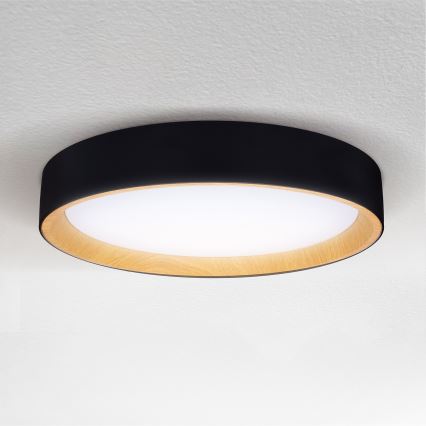 Brilagi - Plafonnier à intensité variable LARIOS LED/60W/230V 3000-6500K ø 49 cm noir + Télécommande