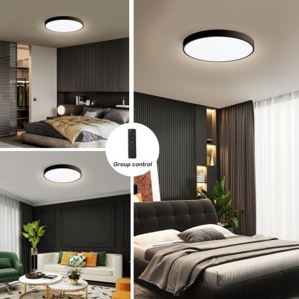 Brilagi - Plafonnier à intensité variable POOL SMART LED/60W/230V 3000-6000K 50 cm + télécommande