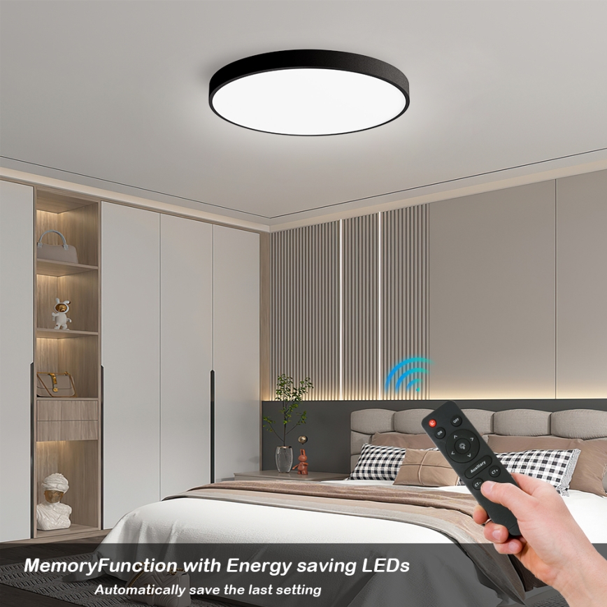 Brilagi - Plafonnier à intensité variable POOL SMART LED/60W/230V 3000-6000K 50 cm + télécommande