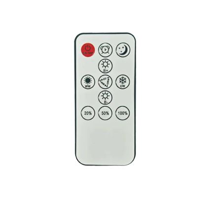 Brilagi - Plafonnier à intensité variable ULTRA SLIM LED/18W/230V 2700-6500K 30x30 cm noir + Télécommande