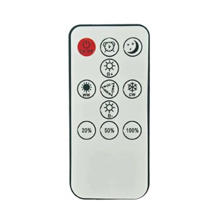 Brilagi - Plafonnier à intensité variable ULTRA SLIM LED/18W/230V 2700-6500K d. 30 cm noir + Télécommande