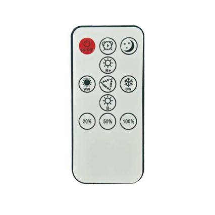 Brilagi - Plafonnier à intensité variable ULTRA SLIM LED/24W/230V 2700-6500K d. 42 cm noir + Télécommande