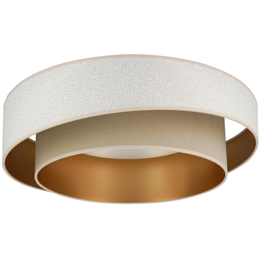 Brilagi - Plafonnier à intensité variable VEGAS SHINE LED/24W/230V d. 60 cm 3000/4000/6500K crème/beige + télécommande