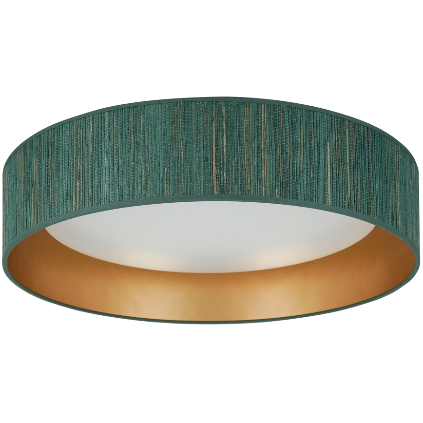 Brilagi - Plafonnier à intensité variable VEGAS SHINE LED/24W/230V 3000/4000/6500K paille vert/doré + Télécommande