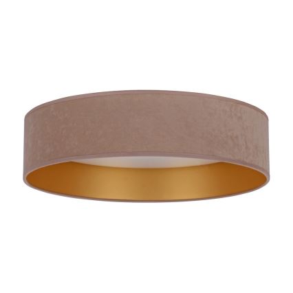 Brilagi - Plafonnier à intensité variable VELVET SMART LED/24W/230V d. 45 cm 2700-6500K Wi-Fi Tuya beige/doré + télécommande