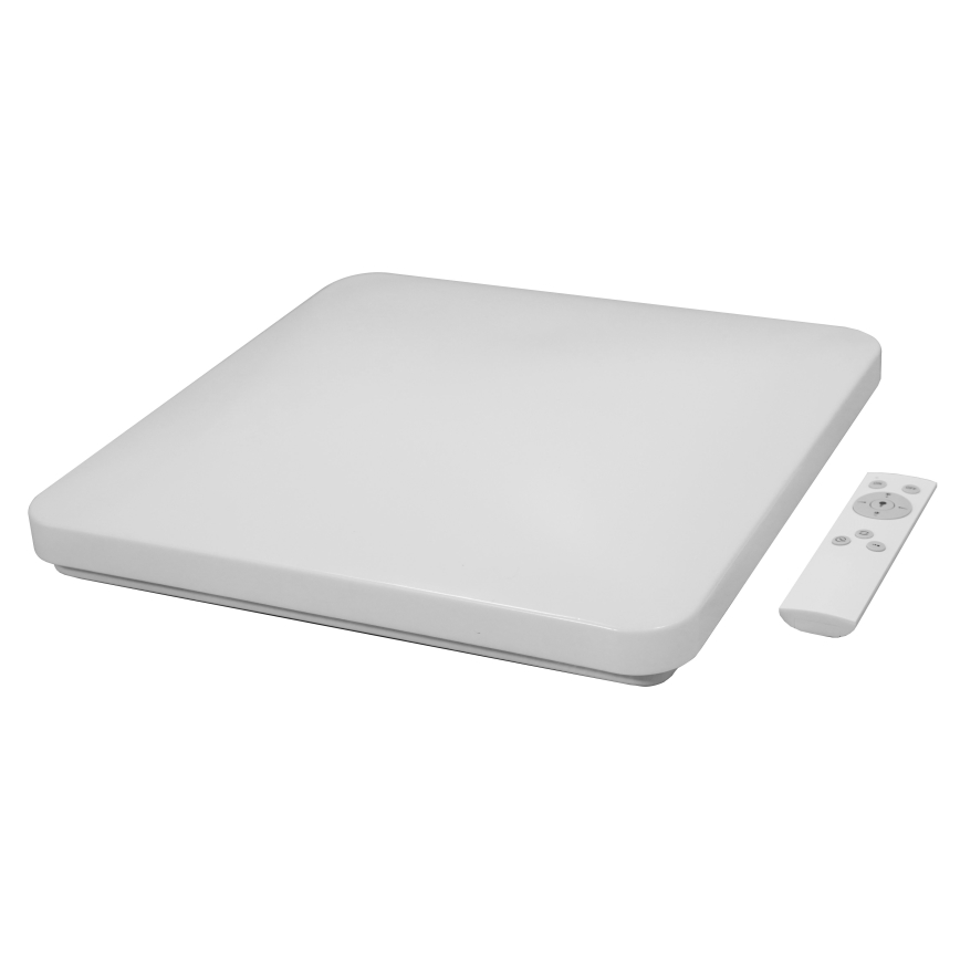 Brilagi - Plafonnier à intensité variable VELVET SQUARE SMART LED/36W/230V 2700-6500K Wi-Fi Tuya + Télécommande gris