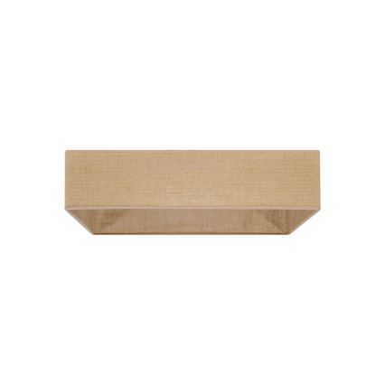 Brilagi - Plafonnier à intensité variable VELVET SQUARE SMART LED/36W/230V 2700-6500K Wi-Fi Tuya + télécommande marron